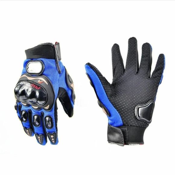PRO-BIKER Motorcycle Motorbike Racing Riding ATV Shock-proof Full Finger Gloves - Picture 1 of 3